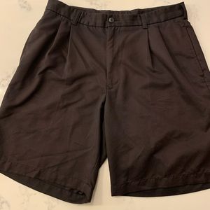 Men’s Black golf shorts